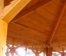 Беседка деревянная шестиугольная Ульяновск