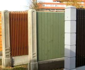 Деревянно-бетонный забор с монтажом Барнаул