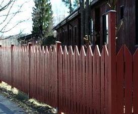 Деревянный забор для загородного дома под ключ Санкт-Петербург