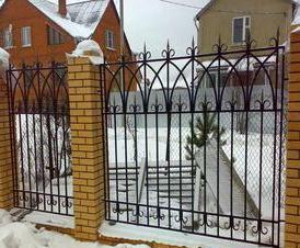 Готовый кованый забор с монтажом Новосибирск