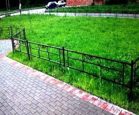Металлические газонные ограждения с установкой Калининград