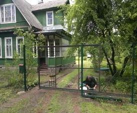 раздвижные ворота из профнастила Челябинск