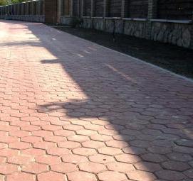 Тротуарная плитка Соты Екатеринбург