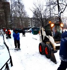 уборка территории от снега Санкт-Петербург