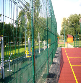 Забор для спортивной площадки с установкой Пермь