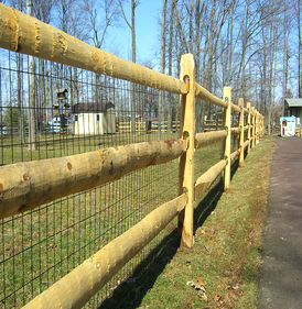 Забор из жердей под ключ Калуга
