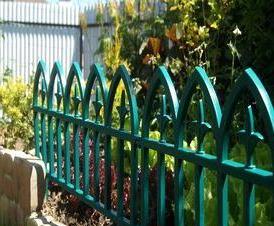 Забор садовый металлический с монтажом Пермь