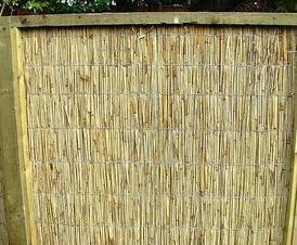 Забор из рулонного бамбука с монтажом Москва