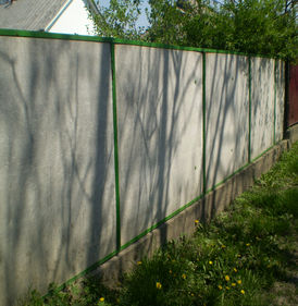 Забор из шифера с установкой Москва