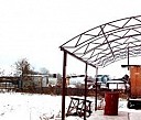Деревянно металлический навес Саранск