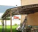 Навес из поликарбоната Заречный