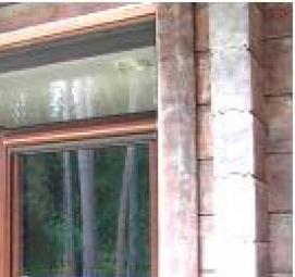 Алюминиевые окна с деревянными накладками Самара