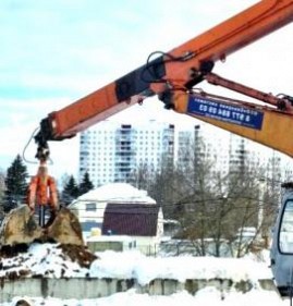Аренда колесного экскаватора с грейферным ковшом Якутск