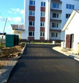 Асфальтирование перед домом Лениногорск