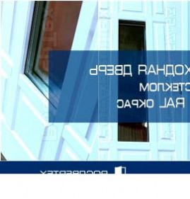 Белая входная дверь со стеклом Санкт-Петербург