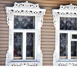 Белые наличники на окна Новосибирск