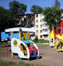 Благоустройство территории детской площадки Омск