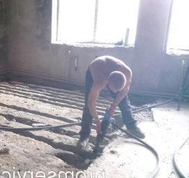 Демонтаж бетона отбойным молотком Омск