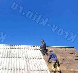 Демонтаж профнастила кровли Тюмень