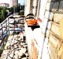 Демонтаж старого балкона Краснодар