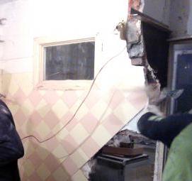 Демонтаж стен из кирпича Кемерово