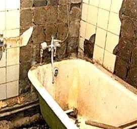 Демонтаж стены в ванне Самара
