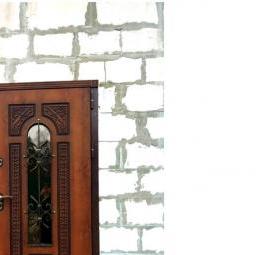 Деревянная входная дверь с терморазрывом Омск