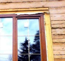 Деревянные окна со стеклопакетом для бани Тюмень