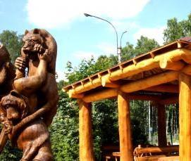Деревянные резные беседки Махачкала