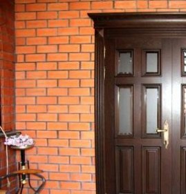 Деревянные входные двери для частного дома Омск