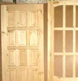 Дверь деревянная входная для дачи Самара