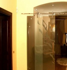 Дверь стеклянная для бани 1700х700 Казань