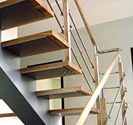 Двухмаршевые металлические лестницы Самара