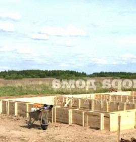 фундамент ленточный каркасный Братск