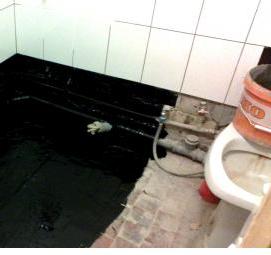Гидроизоляция ванной комнаты в доме Новосибирск