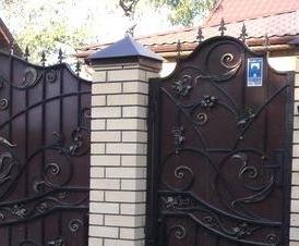 Калитка со столбами Великий Новгород