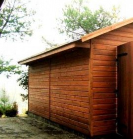 Каркасный гараж из дерева проекты Екатеринбург