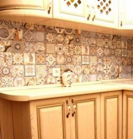 Керамическая плитка для кухни на фартук Москва