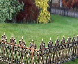 Кованый забор для палисадника под ключ Тольятти