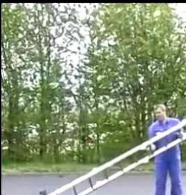 Лестница шарнирная алюминиевая Елец