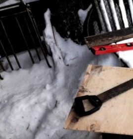Лопата снеговая деревянная Новосибирск