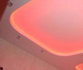 Матовый натяжной потолок с подсветкой Красноярск