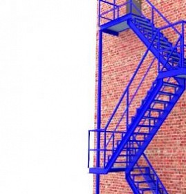 Металлическая лестница из швеллера Челябинск