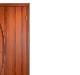 Межкомнатные двери миланский орех со стеклом Иркутск