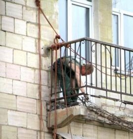 Монтаж балконных плит Москва