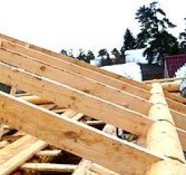 Монтаж деревянных крыш Самара