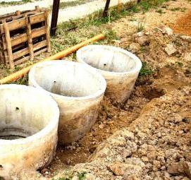 Монтаж канализации из бетонных колец Самара