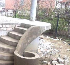 Накладные ступени из бетона Новосибирск