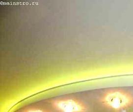 Натяжной потолок со светодиодной подсветкой Уфа
