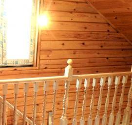 Одномаршевая деревянная лестница Самара